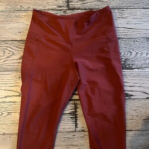Old Navy High Rise Leggings Rust XL Capri